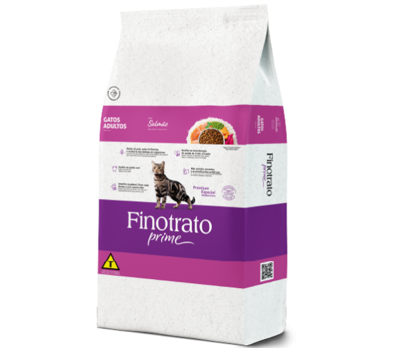 Finotrato Prime Gato Ad Salmao 10,1kg + Brinde