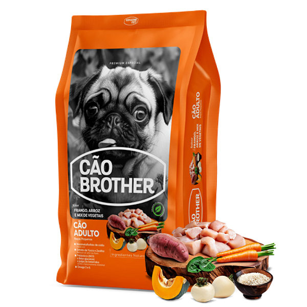 Cao Brother Adulto Rp 1 Kg + Brinde