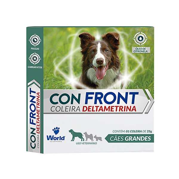 Coleira Confront Deltametrina 25g 60cm