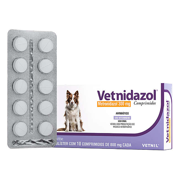 Vetnidazol 300 Mg C/ 10 Comp.