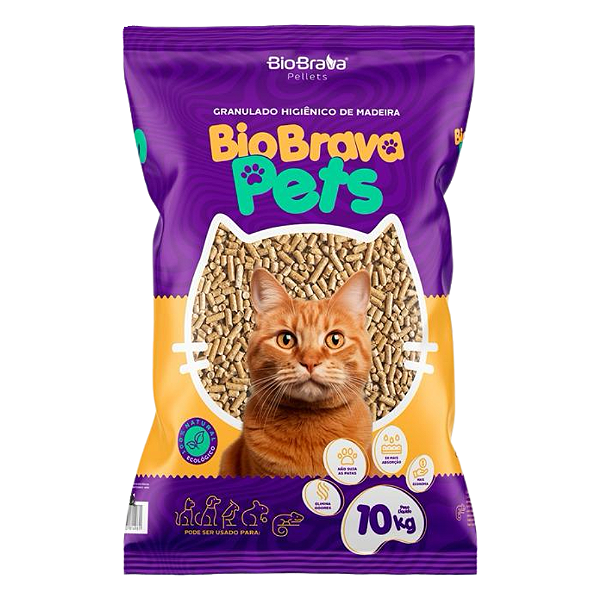 Gran. De Madeira Biobrava 10 Kg