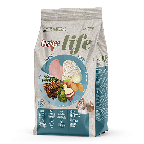 Quatree Life Adulto Rp Fgo/arroz 3kg