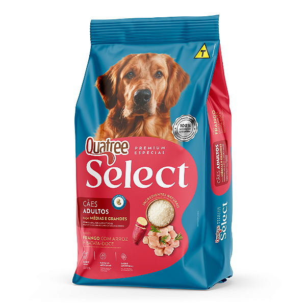 Quatree Select Adulto Rmg Fgo/arroz 15kg