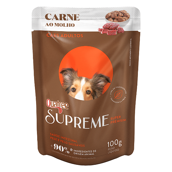Quatree Supreme Sache Caes Ad Carne 100g