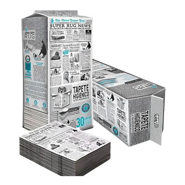 Tapete Hig. Super Rug News 80x60 C/ 30 Un