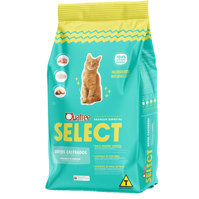 Quatree Select Gatos Cast. Fgo/arroz 1kg
