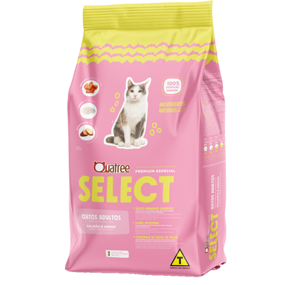 Quatree Select Gatos Adulto Salm/arroz 3kg