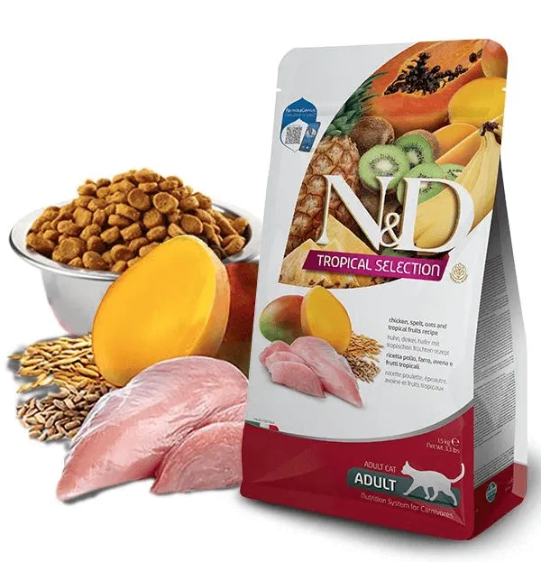 Nd Tropical Sel Feline Adulto Frango 1,5kg