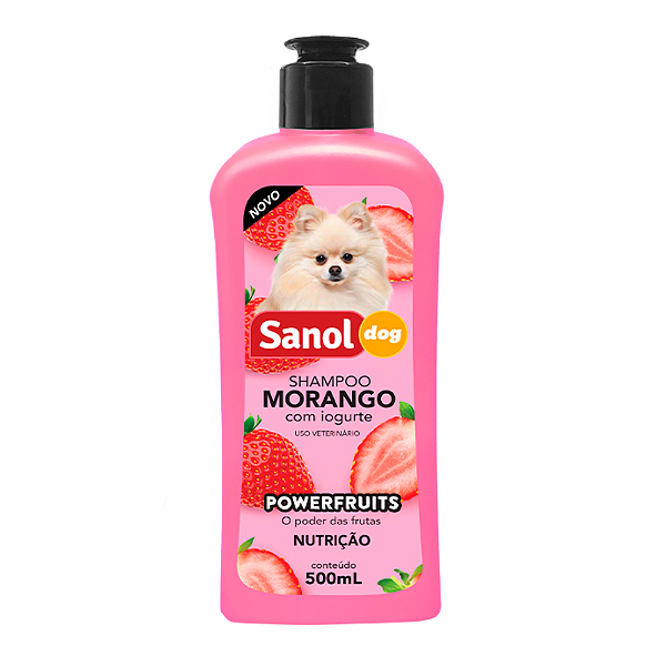Shampoo Sanol Nutricao Morango C/ Iogurte 500ml