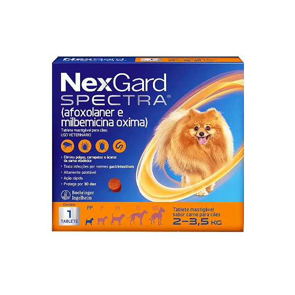 Nexgard Spectra Pp (2 A 3,5kg) C/ 1 Comp.