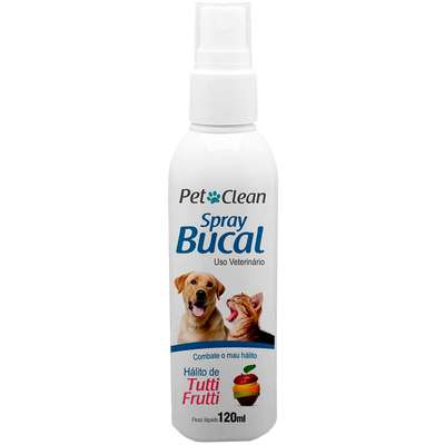 Spray Bucal Tutti Frutti 120 Ml - Pet Clean