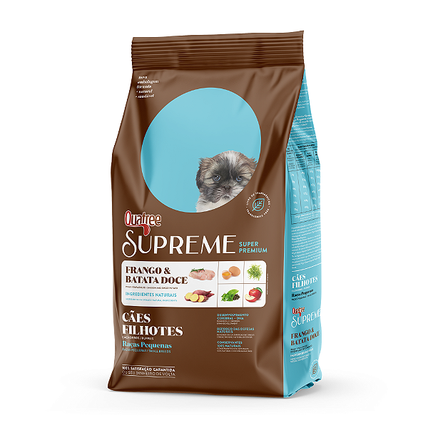 Quatree Supreme Filhote Rp Fgo/bat. Doce 3kg