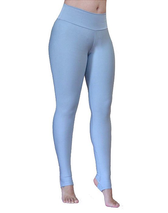 Calça Legging Pezinho Cinza Claro