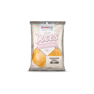 Açúcar Glitter Amarelo 80g