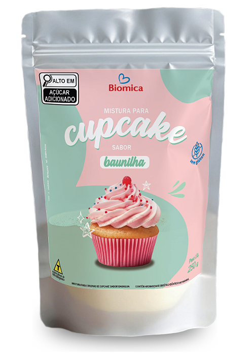 Mistura para Cupcake 250g Sabor Baunilha