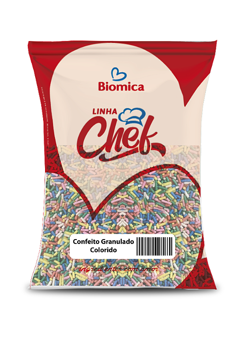 Confeito Granulado Colorido 1kg