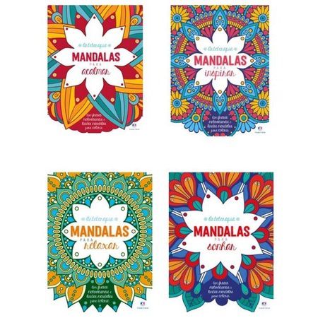 Livro para Colorir Mandalas para Acalmar/Inspirar/Relaxar/Sonhar Ciranda Cultural
