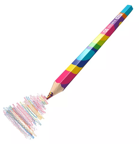 Lápis de Cor Colorcis Multi Várias Cores em 1 CIS