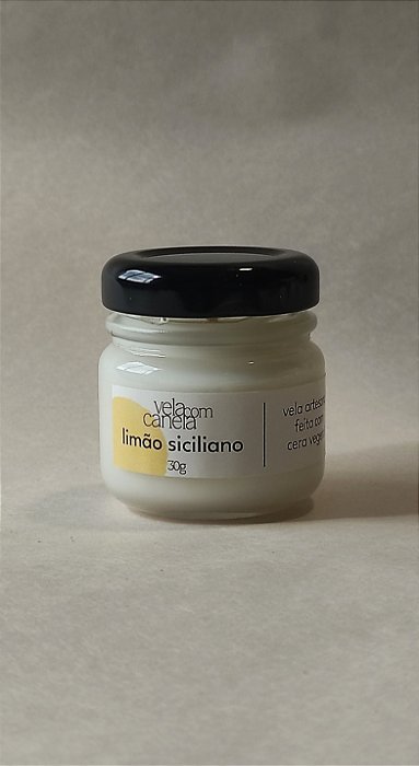 Mini vela de Limão Siciliano 30g
