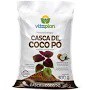 Casca de Coco em Pó Natural - 300 gramas