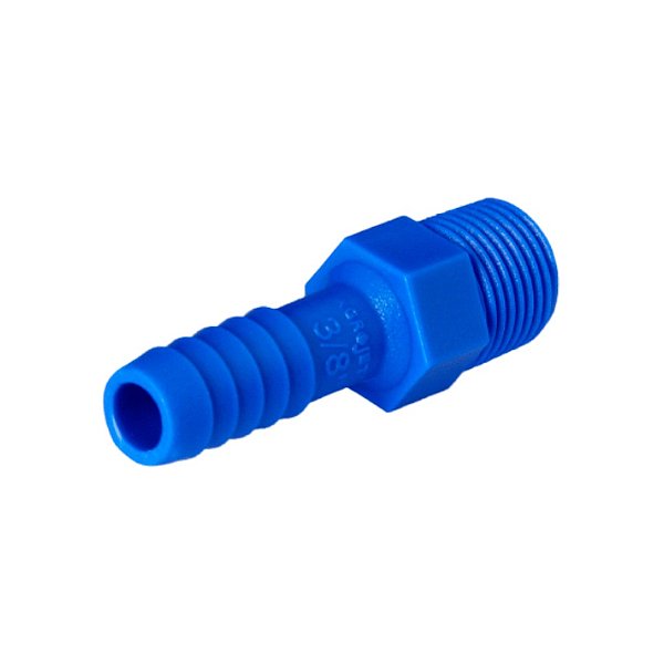 Adaptador com Rosca Externa de 3/8" - Cor Azul