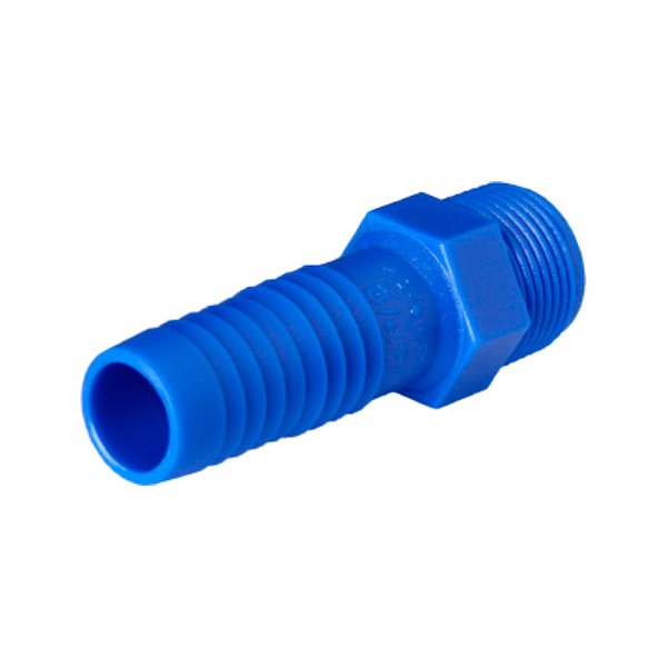 Adaptador com Rosca Externa de 3/4" - Cor Azul
