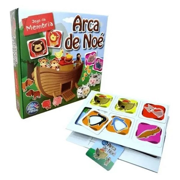 Brinquedo Infantil Jogo De Tabuleiro Cartas Dado Bíblico