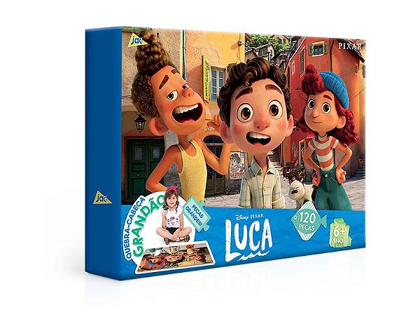 Quebra Cabeça Infantil Luca 120 Peças Grandes Toyster