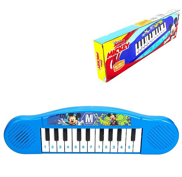 Mini Teclado Infantil Piano Brinquedo Vermelho -Music Center - My