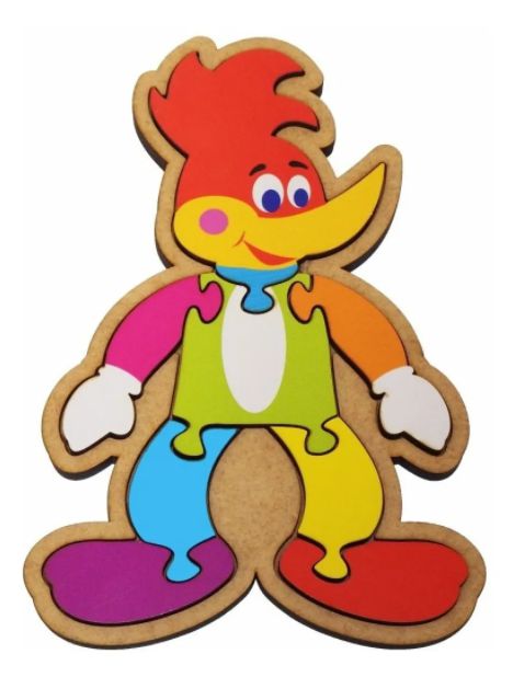 Quebra-cabeça Personagens da Disney de Madeira - 300 Peças