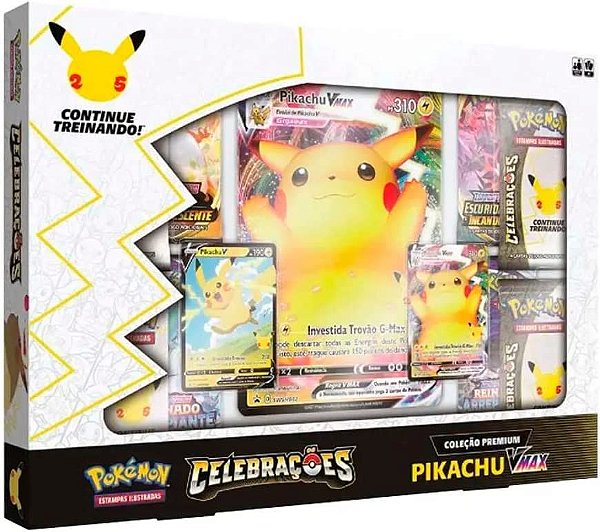 Jogo De Cartas Pokemon Celebrações Pikachu Vmax