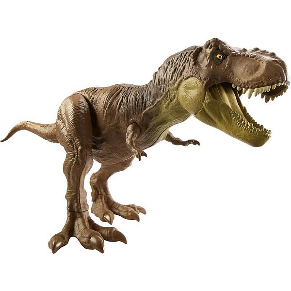 Lançador De Carrinho Dinossauro T Rex 2 Carros Brinquedo Bbr