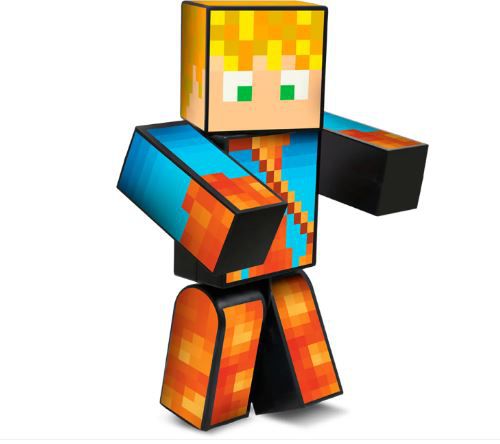 Boneco r Problems Minecraft Articulado - 25 cm Algazarra