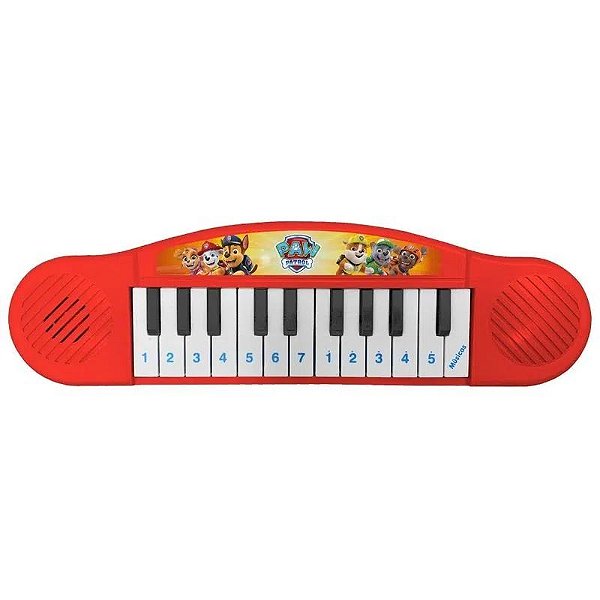 Teclado Infantil Patrulha Canina Candide - Bebe Brinquedo