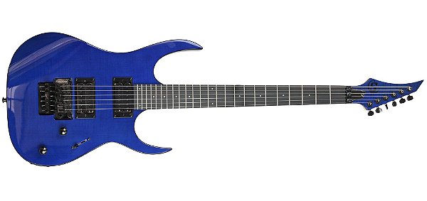Guitarra 6 Cordas S by Solar SB4.6FRFBL azul floyd rose