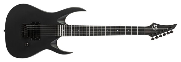 Guitarra 6 Cordas S by Solar AB4.61MC preto carbono MINI