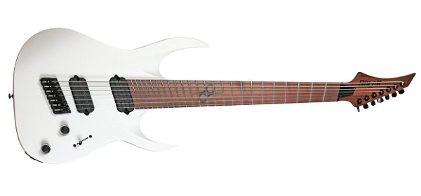 Guitarra elétrica 7 cordas Solar modelo A1.7W-FF fanned fret
