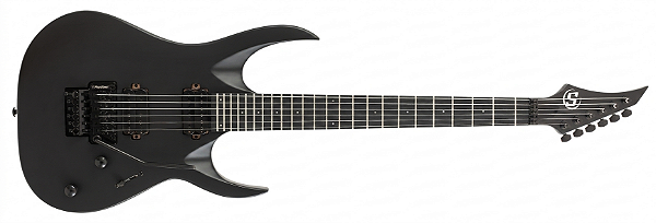 Guitarra 6 Cordas S by Solar AB4.6FRC preta floyd rose Indonesia