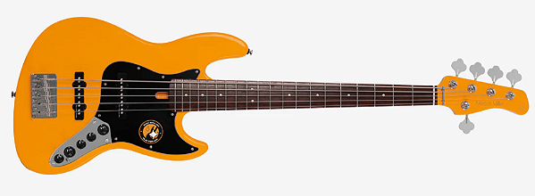 Contrabaixo 5 cordas Sire Marcus Miller V3 Orange