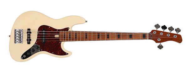 Contrabaixo 5 cordas Sire Marcus Miller V5 Vintage White