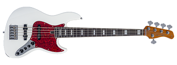 Contrabaixo 5 cordas Sire Marcus Miller V7 Alder New Gen Antique White