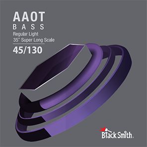 Blacksmith Bass 5 Cordas AAOT Regular Light 045/130-5 Inox revestida Super Long Scale