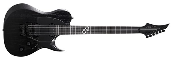 Guitarra elétrica 6 cordas Solar T1.6FRBOP  Black Open Pore Matte