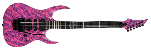 Guitarra elétrica 6 cordas Solar A1.6 SILAS Canibalismo GOTOH