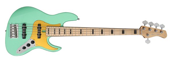 Contrabaixo 5c Sire Marcus Miller V524 Fret Passivo Verde Claro
