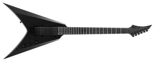 Guitarra elétrica 6 cordas Solar V1.6 SVART+ Carbon Black Matte