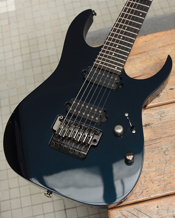 Guitarra 7c Ibanez Prestige RG1527 Royal Blue hardcase caps Tosin Abasi (usada)
