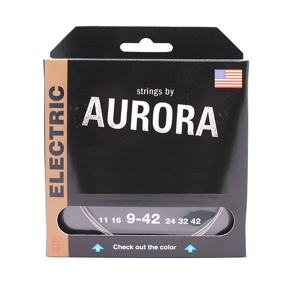 Encordoamento Strings by Aurora guitarra 6c 009/042 colorida USA