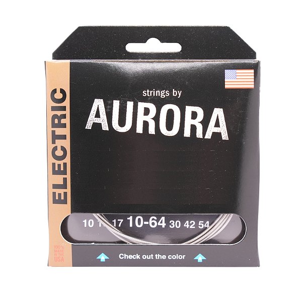 Encordoamento Strings by Aurora guitarra 7c 010/064 colorida USA