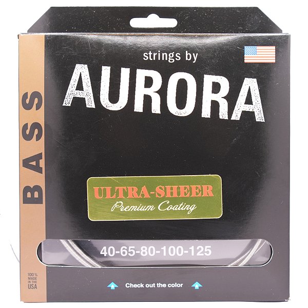 Encordoamento Strings by Aurora contrabaixo 5c 040/125 Ultra Sheer revestida USA